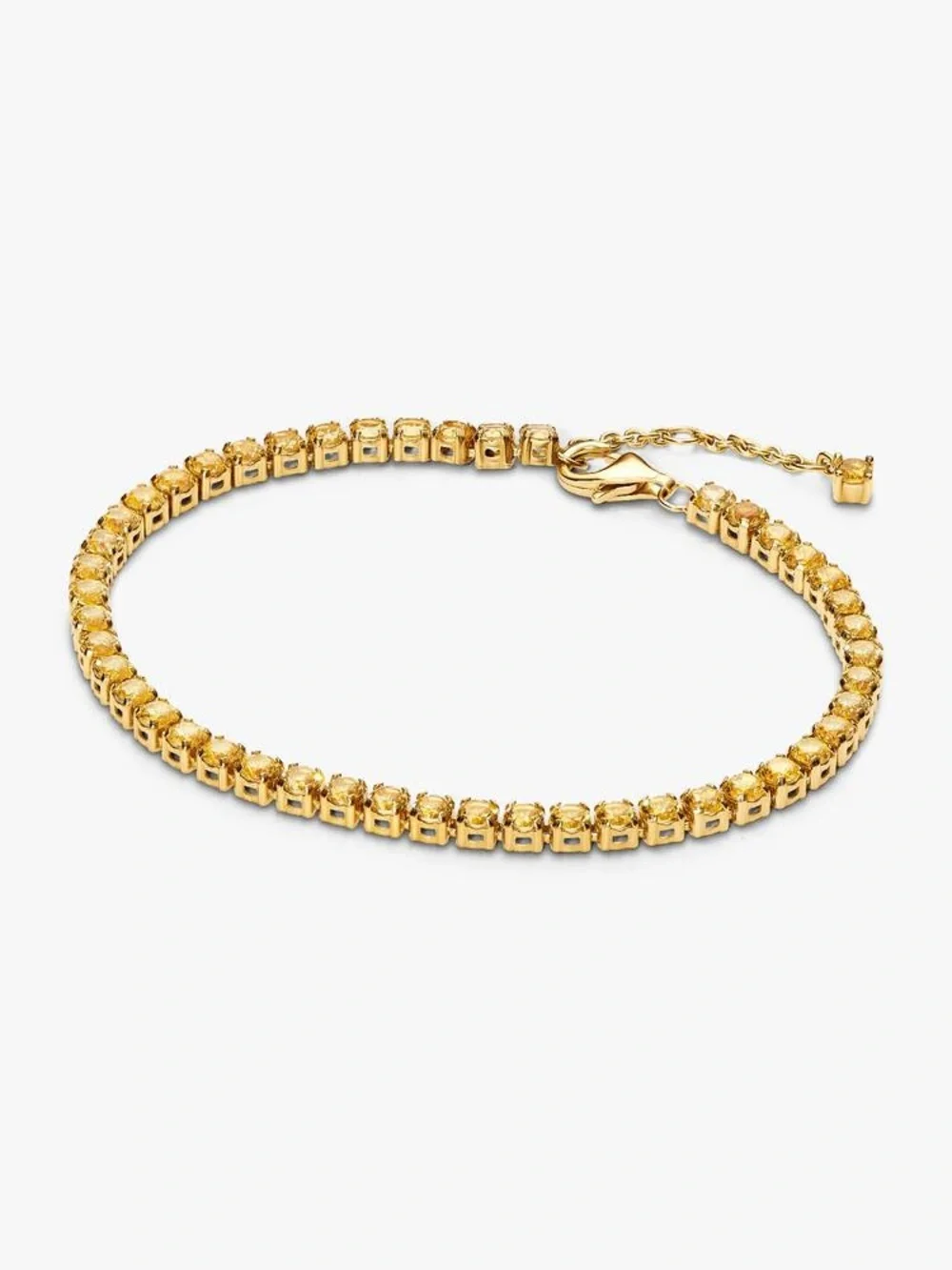 Pandora Sparkling Yellow Tennis Bracelet
